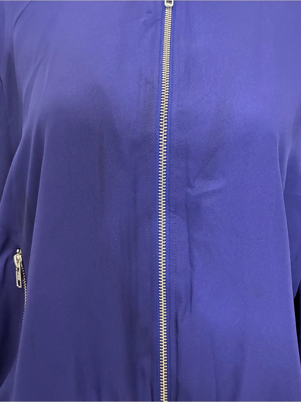 LIKELY Blue Violet Bomber Jacket - Picture 3 of 7